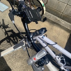 クロスバイク ワイヤー錠・スマホホルダー・ライト（未使用品）付属