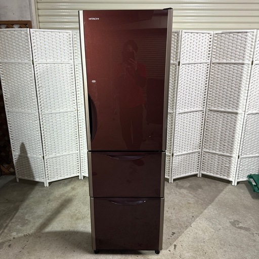 HITACHI 日立 ノンフロン冷凍冷蔵庫 315L R-S3200HV(XT) 18年製  3ドア 冷蔵庫