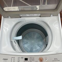★ジモティ割あり★ AQUA 洗濯機 5.0kg 21年製 動作確認／クリーニング済み TJ8870
