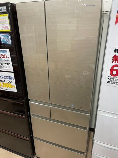 500L冷蔵庫Panasonic/パナソニックNR-F503HPX-N2018年中古No.3464※現金、クレジット、スマホ決済対応※