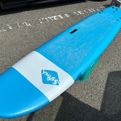 【美品】サーフィン　サーフボード　7.6ft 　初心者　スターター　セット　ソフトボード　ソフテック　　