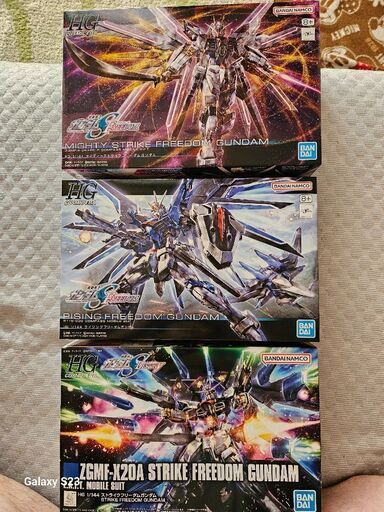 新品フリーダムガンダムセット