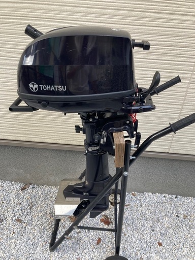 トーハツ船外機6馬力　令和3年製　4スト　12Lタンク付きモデル