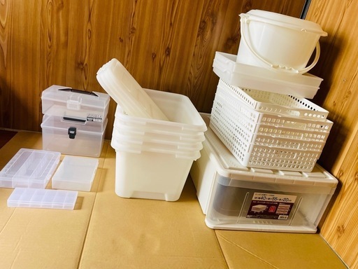 【お渡し予定決まりました】衣装ケース・収納ケース・カゴ等計30個