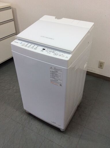 （10/12受渡済）YJT9602【TOSHIBA/東芝 6.0㎏洗濯機】美品 2023年製 ZABOON AW-6DH2 家電 洗濯 簡易乾燥付