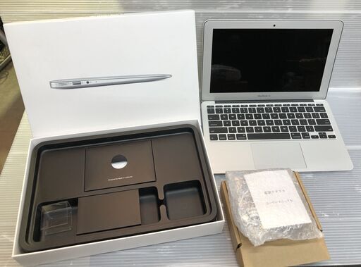 アップル ノートPC MacBookAir macOScatalina IntelCarei5 1.7㎓ メモリ4GB SSD512GB 2012年製 中古 電源アダプター（新品社外品）外箱付