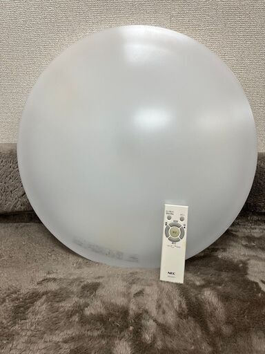 NEC LEDシーリングライト HLDCB08004 2017年製 リモコン付き