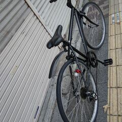 26吋 クロスバイク 6speed/ブラック