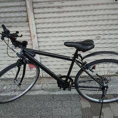 26吋 クロスバイク 6speed/ブラック