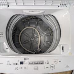 0028 TOSHIBA 4.5kg全自動洗濯機 AW-45M7(W) 2019年製