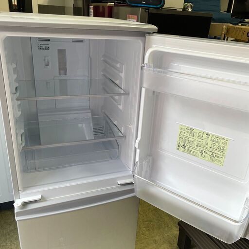 SJ-D14E-N 冷蔵庫 ブロンズ系 [137L /2ドア /右開き/左開き付け替え