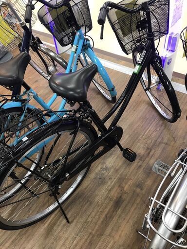 自転車　ママチャリ　26インチ　ブラック 【ジャングルジャングル奈良イズミヤ広陵】