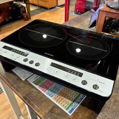 【愛品館 市原店】アイリスオーヤマ　2019年製　IHクッキングヒーター　IHK-W12SP-B【愛市IFC051853-104】
