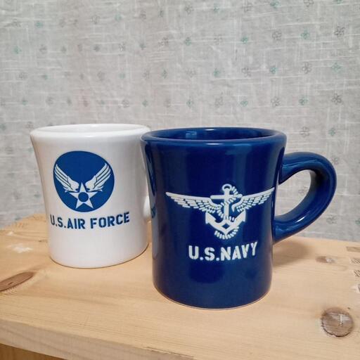 ミリタリーコーヒーマグカップ 2コセット 美品 おしゃれ