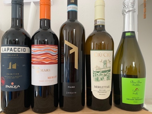 イタリアワイン５本セット　ビオワインなど