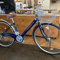後輪チューブ・チェーン新品！】 LEDオートライト 6段変速 27インチ
