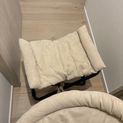 フォールディングチェア・オットマン付き