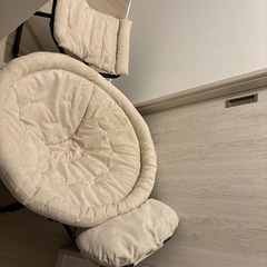 フォールディングチェア・オットマン付き