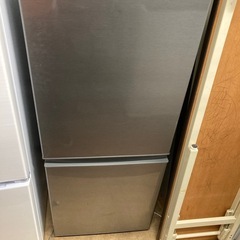 アクア 2ドア冷蔵庫 ブラッシュシルバー AQR-13M  リサイクルショップ宮崎屋　佐土原店　24.10.2F