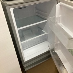 アクア 2ドア冷蔵庫 ブラッシュシルバー AQR-13M  リサイクルショップ宮崎屋　佐土原店　24.10.2F