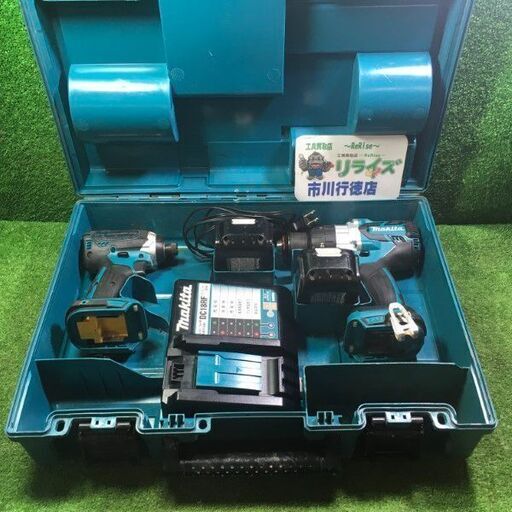 マキタ XT267T 充電式インパクトドライバ・ドライバドリル セット 海外製品【市川行徳店】【店頭取引限定】【中古】管理番号：ITOJKKNMF71W