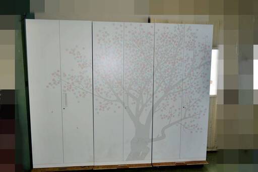 山口)【店頭引取限定】KOKUYO　両開き書庫　真ん中　エディア　桜　 ◆BIZ1447FCY MK02C