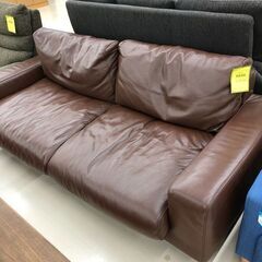 Wa967 レザーソファー ブラウン