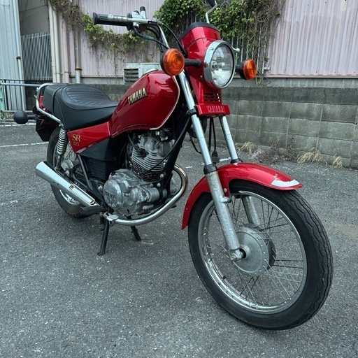 ヤマハ　SR125 4DD　レッド　エンジン実働　大阪