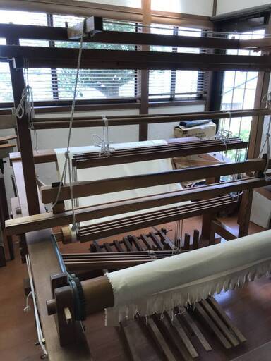 直接手渡し 手織り機 高機 丹後 広幅 大型 4枚綜絖 織り機 手芸/手織り機/機織り機/組立式/着尺巾/広幅/高機/手織機/手織り機/現状渡し