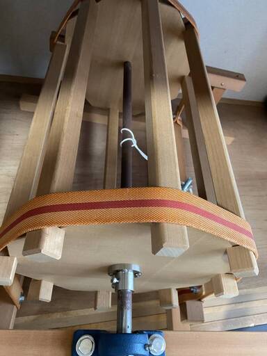 経巻台 手渡し 希少 経糸を巻くときに使う 大島紬/織り機 手芸/手織り