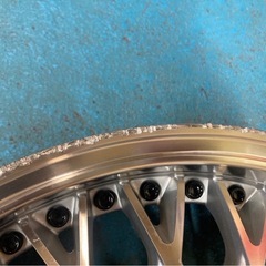 フレーダーマウス クエルボ40 17インチ 5.5j +45 PCD100 シルバーポリッシュ 軽自動車