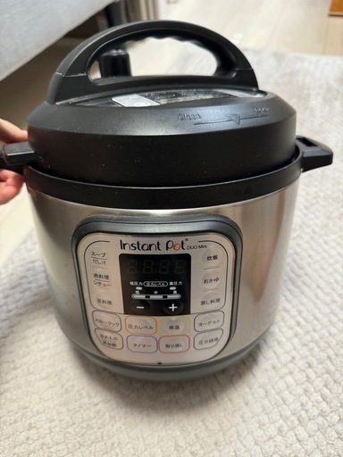最終値下げ】Instant Pot DUO Mini【電気圧力鍋】 インスタントポット