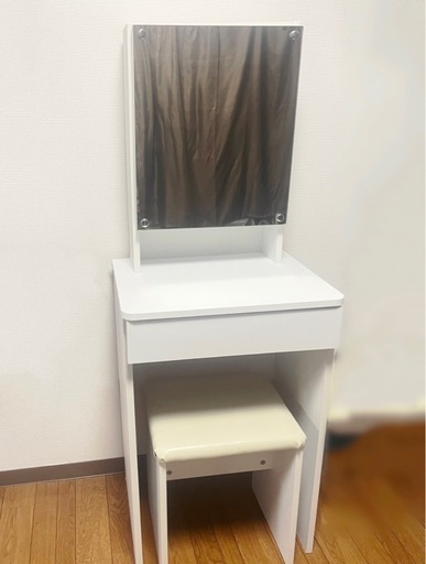 ドレッサー(鏡台)【棚､引き出し付き】
