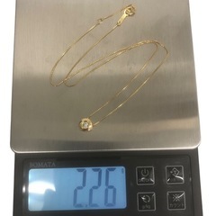 18金　k18 ネックレス　2.26g