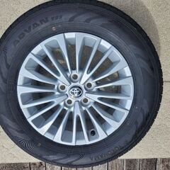 ④【送料込み】新型 40 アルファード　純正タイヤホイール 17インチ　新車外し 新車外し】40アルファード 純正ホイール17インチタイヤセット