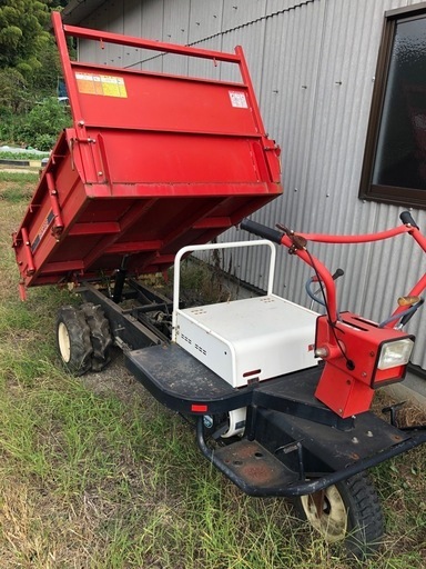 ヤンマー　ガソリン3輪運搬車油圧ダンプ付き
