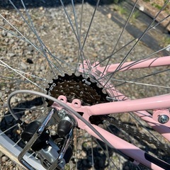 クロスバイク　ピンク