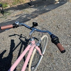 クロスバイク　ピンク