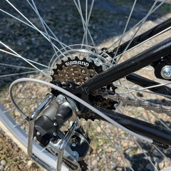 26インチ自転車　ブラック 新品
