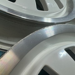 美品 フォルクスワーゲン アップ 純正 6j +43 PCD100 ホワイト 