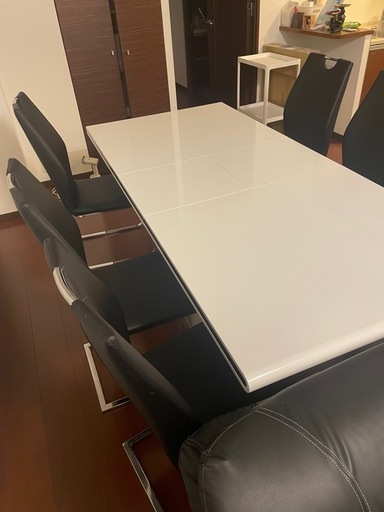 4〜6人テーブル伸縮可能