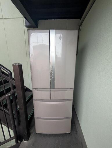 値下げ♥2021年式475L。6枚扉！大型冷蔵庫　製氷機付き