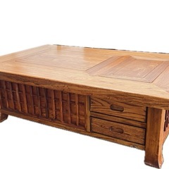 火鉢 囲炉裏 座卓 引出し付き ローテーブル 和家具