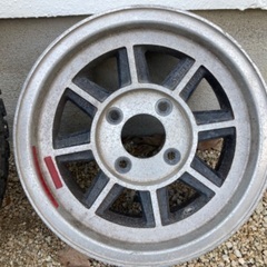 AE86旧車ホイール　ハヤシストリート13インチ6Jオフセット7  114.3 2本