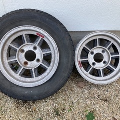 AE86旧車ホイール　ハヤシストリート13インチ6Jオフセット7  114.3 2本