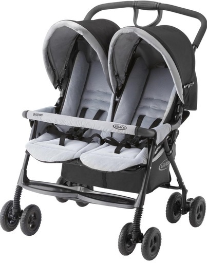 GRACO グレコ 二人乗り ベビーカー デュオスポーツ ジェミニブラック 双子 兄弟 姉妹