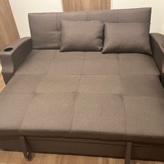 三人掛けソファ　ソファベッド　