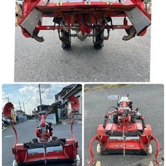 ジャンク品　ヤンマー　PRT751 GA220 8馬力　マルチャー　耕運　中耕ロータリ　RB40-A 平畝セイケイキ　マルチ　作業機　シート張り ジャンク品 ヤンマー PRT751 GA220 8馬力 マルチャー 耕運 中耕