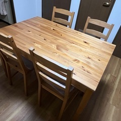お譲り先決定しました】 IKEA ダイニングテーブルセット