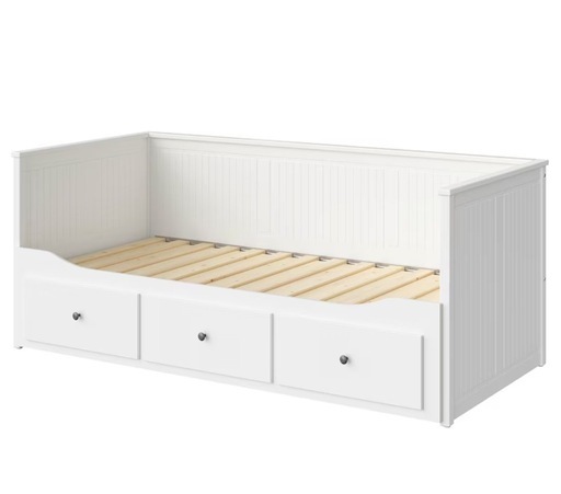 【IKEA】HEMNES （ヘムネス）ベッド× HUSVIKA （フスヴィーカ）マットのセット
